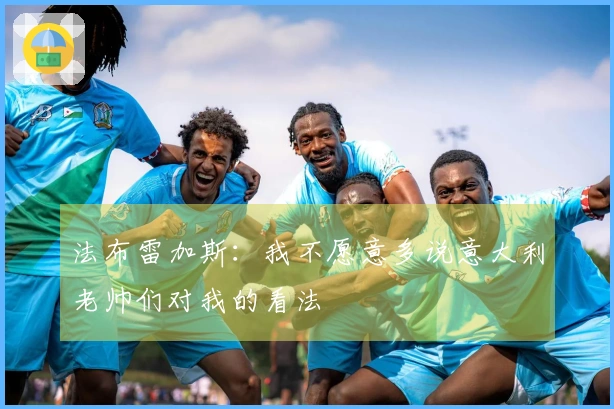 法布雷加斯：我不愿意多说意大利老帅们对我的看法